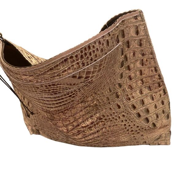 B. MAY UNIQUE REPTILE HANDBAG / CLUTCH - Picture 8 of 11